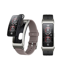 Montre connectée Talk Band B7 avec surveillance de la fréquence cardiaque, de l'oxygène sanguin et de la santé, écran AMOLED, écouteurs, bracelet intelligent - Product Image 1