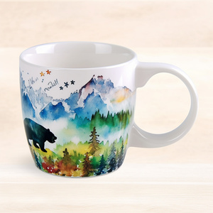 Tasse en céramique mettant en vedette la beauté naturelle de l'Alaska Souvenirs de vacances en Alaska - Product Image 2