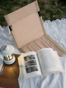 Chaise de camping pliable en gros pour extérieur, jardin, parc, avec dossier et coussin, idéale pour pique-nique et plage - Product Image 5