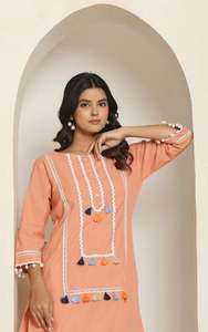 Conjunto de Dos Piezas de Verano de Alta Calidad, Estilo Occidental, Ligero, Informal y Moderno - Product Image 3