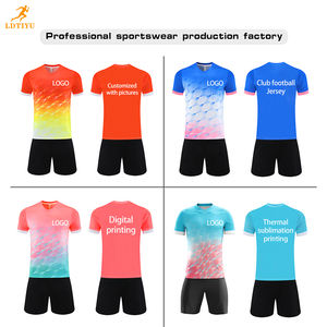Customizable <strong>Logo</strong> Polyester Sublimation <strong>Football</strong> Jersey Set Soccer Wear Uniform &amp; Shirt <strong>Maker</strong> with Sublimated <strong>Football</strong> - Product Image 3