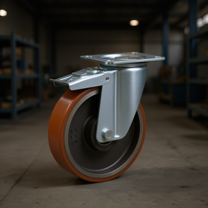 Roue pivotante avec noyau en fonte, série lourde, 200 mm - Product Image 3