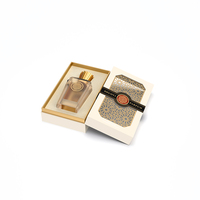 Boîtes de parfum rigides sculptées et évidées Boîte d'emballage de parfum en papier Boîte-cadeau à tiroir coulissant en mousse EVA pour parfum