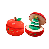 Vente en gros de coffret cadeau de Noël en peluche de haute qualité personnalisé Père Noël en peluche taille personnalisée Père Noël en peluche