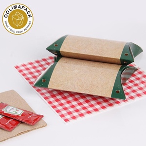 Bán Buôn Quà Tặng Hộp Giấy Bánh Thực Phẩm Kraft Container Sinh Thái Thân Thiện Kẹo Gối Hộp - Product Image 4