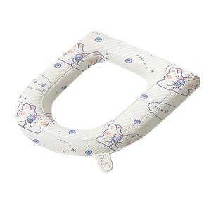 Asiento de Inodoro EVAToilet Impermeable para el Hogar, Diseño de Dibujos Animados, Lavable, Adhesivo, Material PP, Bidé Electrónico para Todo el Año - Product Image 1