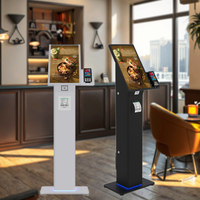 Kiosque de caisse en libre-service interactive de 21.5 pouces avec écran tactile du système Android pour la commande automatique de restaurants