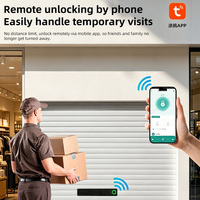Serrure Intelligente Yagu pour Porte Enroulable – Verrouillage par Empreinte Digitale et Mot de Passe – Déverrouillage Facile – Sécurité Universelle pour Porte – Serrure Électronique pour Magasin