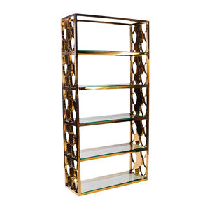 Estante <span class=keywords><strong>de</strong></span> exhibición <span class=keywords><strong>de</strong></span> vino al por mayor estante interior tienda <span class=keywords><strong>de</strong></span> color dorado <span class=keywords><strong>de</strong></span> acero inoxidable estante <span class=keywords><strong>de</strong></span> copa <span class=keywords><strong>de</strong></span> vino montado <span class=keywords><strong>en</strong></span> la <span class=keywords><strong>pared</strong></span> - Product Image 1