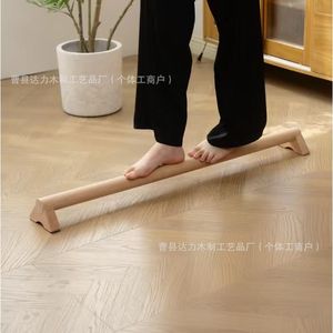 Barre d'équilibre en bois pour gymnastique, antidérapante, entraîneur de cheville, équipement de fitness à domicile, 1,2 kg - Product Image 1