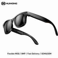 Nouvelles lunettes de soleil intelligentes HD 8MP avec caméra, légères, Bluetooth, pour l'enregistrement de vlogs en extérieur, mains libres W610