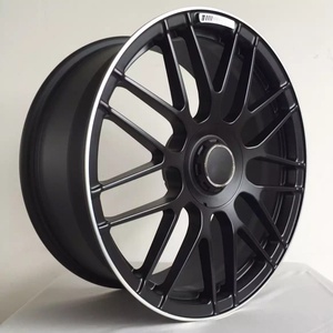 Ruote forgiate DJJ cerchi in lega 19 pollici su misura maglia nera 5x112 per Mercedes-Benz W204 <span class=keywords><strong>W205</strong></span> C260 <span class=keywords><strong>AMG</strong></span> C63 C43 C300 - Product Image 3