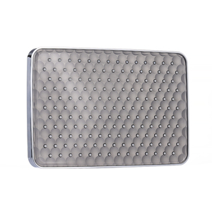 Cabezal de Ducha Cromado para <span class=keywords><strong>Spa</strong></span>, Resistente al Óxido, Rectangular, de Montaje en Pared - Product Image 1