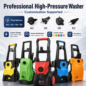 Hidrolavadora Portátil <span class=keywords><strong>de</strong></span> Alta Presión <span class=keywords><strong>de</strong></span> 1600W, <span class=keywords><strong>Limpiador</strong></span> <span class=keywords><strong>de</strong></span> Alta Presión con Agua Fría para Lavado <span class=keywords><strong>de</strong></span> Autos - Product Image 4