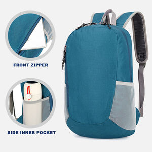 Cadeaux promotionnels personnalisés avec logo, sac d'école, sac de voyage léger, pliable, imperméable, ultraléger, sac à dos de randonnée pliable - Product Image 2