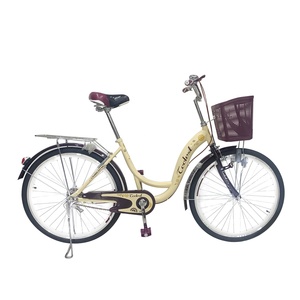 Vélo de ville classique à une vitesse, 26 pouces, en gros, acier à haute teneur en carbone, jantes en alliage d'aluminium, double siège, vélo hollandais vintage - Product Image 2