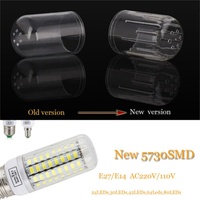 Ampoule LED Maïs Culot E27 E12 E14 B22 110V 220V Puce SMD 5730 Puissance 3W 4W 5W 6W 7W 8W 9W 12W 15W Équivalent Incandescent 20-160W