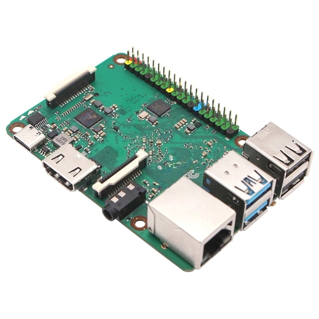 ROCK PI 4A V1.4 Rockchip Board Cortex Six Core SBC/Single Computer Compatible with Official Raspberry Display....