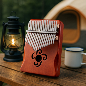 <span class=keywords><strong>Kalimba</strong></span> en bois pliable à 17 touches personnalisable - Vente en gros directe d'usine - Idée cadeau - Product Image 1