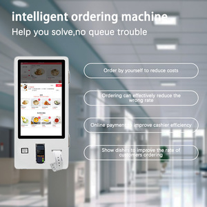 Chiosco Automatico con Doppio Schermo da 32 Pollici per Ordinazioni Self-Service, Pagamento con Carta di Credito e Biglietti per Ristoranti - Product Image 4