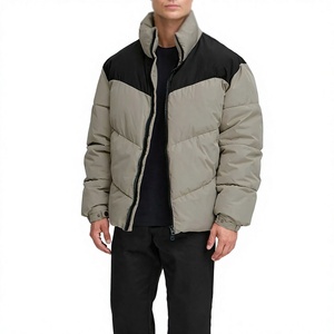Custom Manufacturer Polyester Nylon Water-resistance Light <b>Weight</b> Men Puffer Jacket is now available for sale - Product Image 2
