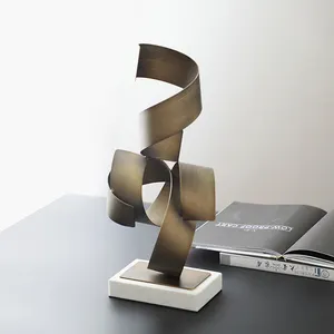 Modern abstract art sculpture home decor metal home decoration accessories