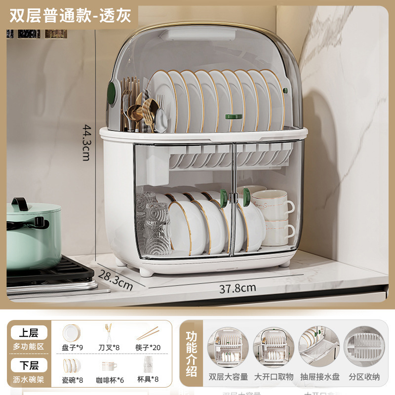 Modello standard a doppio strato, grigio trasparente