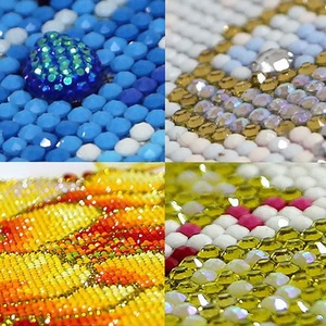 Kit de Arte de Diamantes con Diseño de Gato Observando la Ciudad, Paisaje Urbano Impreso, Arcoíris, Puntos Cuadrados de Resina, Pintura Mural - Product Image 6