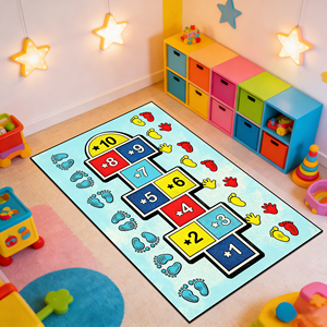 Tappeti Educativi per <span class=keywords><strong>Bambini</strong></span> Lavabili Antiscivolo Tappeti per Area Giochi per <span class=keywords><strong>Bambini</strong></span> <span class=keywords><strong>Tappeto</strong></span> per Cameretta - Product Image 6