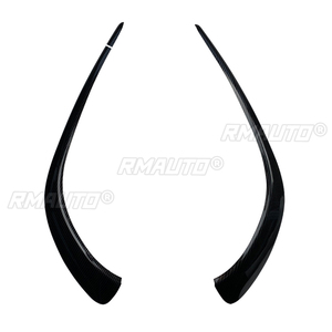 Car Front Bumper <b>Splitter</b> Side Spoiler Air Vent Body Kits Trim for Mercedes-Benz CLA-Class C118 CLA200 260 2020-2022 Car Styling - Product Image 3