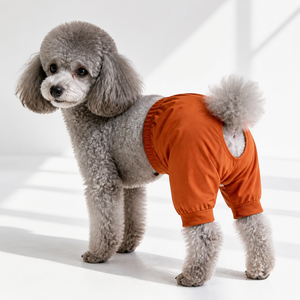Elastic Waist Open Butt <b>Dog</b> <b>Pants</b> Soft Stretchy Pet Trousers <b>For</b> Poodle Teddy Small Breed <b>Dogs</b> - Product Image 1