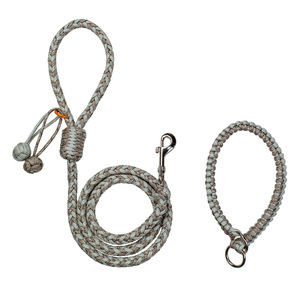 High Strength Braided Nylon <b>Dog</b> Collar <b>Leash</b> Set - Product Image 6