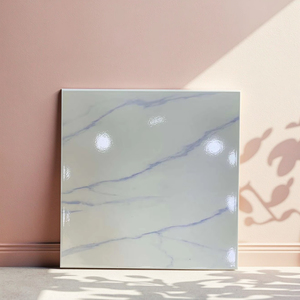 Azulejos de Porcelana Blanco Brillante Efecto <span class=keywords><strong>Mármol</strong></span> 800x800mm Diseño Moderno Completamente Esmaltados con Textura de Piedra <span class=keywords><strong>para</strong></span> Suelos y Paredes de Baños y Comedores - ¡Gran Oferta! - Product Image 2