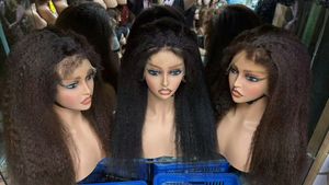 Letsfly HD $146 Peluca de Cabello Humano 100% con Encaje Frontal 13x4, 20 Pulgadas, Liso Kinky, Peluca Completa con Encaje Yaki HD, Venta al por Mayor - Product Image 4