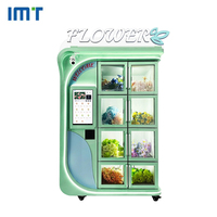 Distributeur automatique intelligent de fleurs avec écran tactile, casier à bouquets en libre-service pour centres commerciaux, hôtels et espaces publics