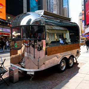 Remolque de Comida Comercial Multifuncional de Acero Inoxidable 304 y Aluminio, Resistente al Agua y a la Corrosión, Suministro de Fábrica - Product Image 6