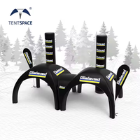 Tamaño personalizado y forma de carpa forma de evento 0 publicidad al aire libre equipo de promoción de araña inflable Gazebo cúpula dosel eventos tienda