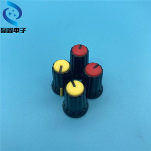 Composants électroniques H : Bouton en plastique de 6 mm de diamètre intérieur, multicolore, pour potentiomètre, encodeur, interrupteur, usage industriel - Product Image 2