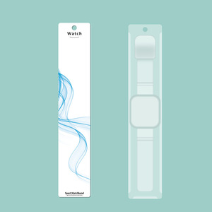 Correa de reloj inteligente de nailon de acero de silicona clásica de cartón de lujo caja de embalaje de plástico con inserciones de embalaje de espuma al por mayor - Product Image 1