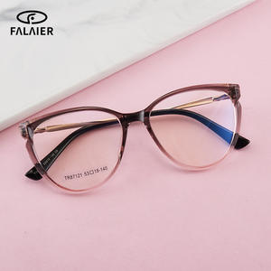 Nouvelles montures de lunettes œil-de-chat TR90 transparentes avec protection contre la lumière bleue, verres sans ordonnance, lunettes anti-radiation pour ordinateur - Product Image 3