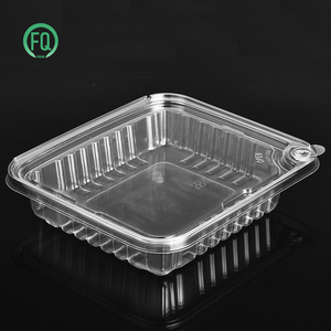 Trái cây hộp container vuông rõ ràng bản lề Take-out Làm xáo trộn hiển nhiên Inline nhựa siêu thị Thức ăn vật nuôi container - Product Image 6