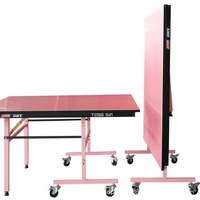 Table de tennis de table SMC en MDF de haute qualité, résistante à l'eau, pour intérieur/extérieur, durable, avec accessoires gratuits : balles, raquettes et support