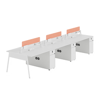 Derniers modèles de bureaux et postes de travail de luxe, table d'ordinateur contemporaine, bureau pour employés, montage facile, modulaire