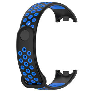 สายนาฬิกาข้อมือซิลิโคนสองสีสำหรับ Xiaomi Band 8/9 รุ่นสปอร์ต ขายดี - Product Image 2