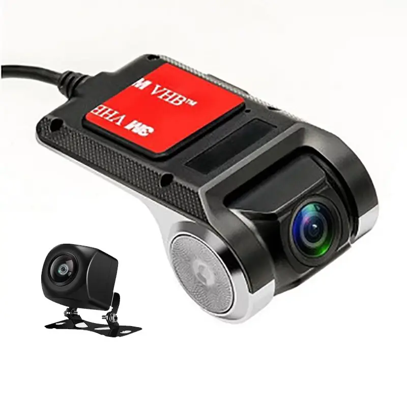 Popular Car Dash Cam Adas Car DVR Camera Adas HD 720P USB AUTO Dual Driving Video Recorder For Android