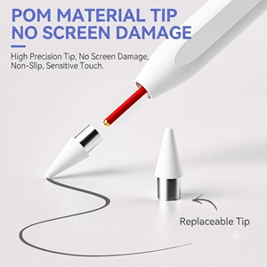 503M Universal Active <b>Pen</b> D-Shape 4-Level LED Zero Delay Fast Charge Android HarmonyOS <b>Tablet</b> Pencil Wholesale OEM - Product Image 5