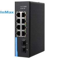 9V 12V 24V 48V Din Rail Mini extérieur 10 100 1000M Gigabit commutateur réseau Ethernet industriel