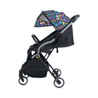 Poussette bébé rouge légère chinoise avec système de pliage à une main, 4 roues, capacité de charge de 20 kg, 0-3 ans, à vendre
