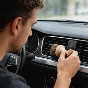 Cepillo de Limpieza para Interiores de Auto LB008, Multifuncional, de Madera de Haya Natural, con Opción de Crin de Caballo y Fibra Vegetal - Product Image 6