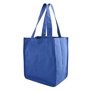 Sacs d'épicerie en toile rayée réutilisables de luxe en coton biologique pour les légumes - Product Image 6